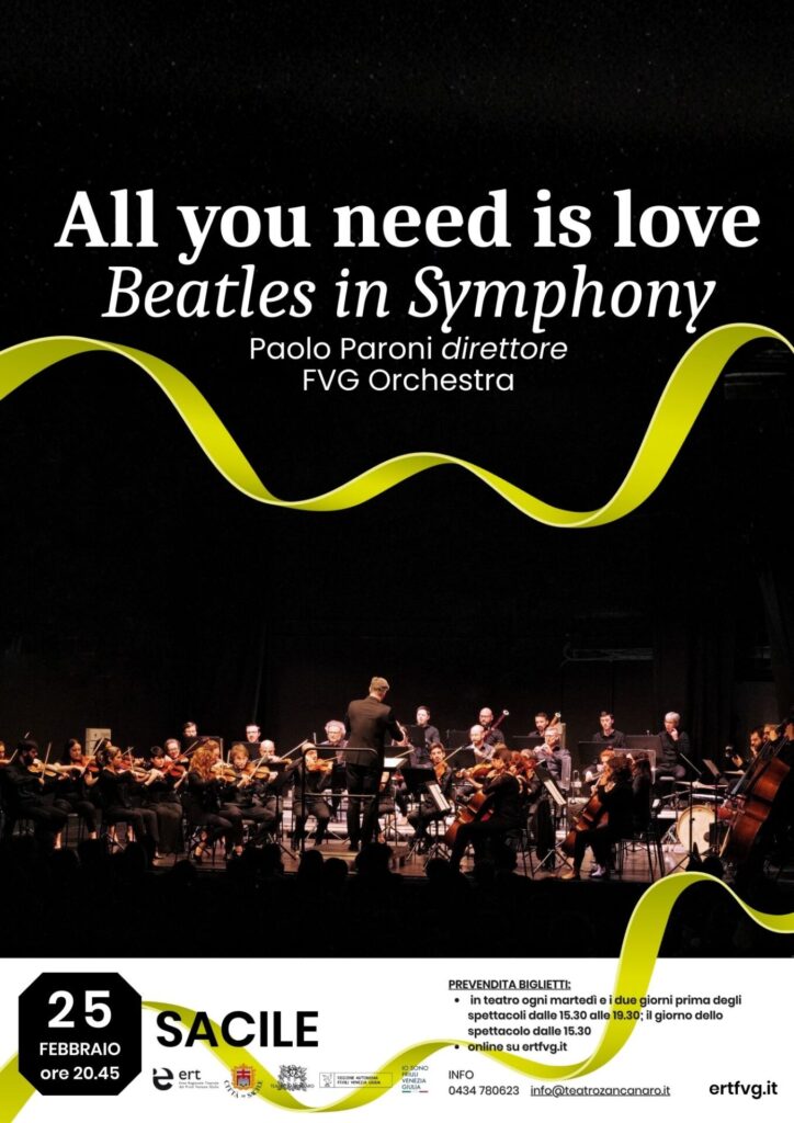 All you need is love – Beatles in symphony


25 febbraio 2026 – ore 20.45
Teatro Zancanaro di Sacile (PN)
